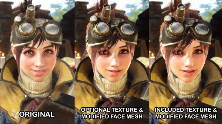 Monster hunter world Cuter Handler Face Model mod
