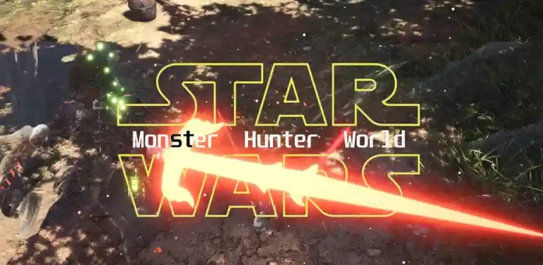 Star Wars X MHW Light Saber Mod